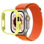 Half-inclusive PC Protective Case For Apple Watch Ultra 49mm(Yellow)