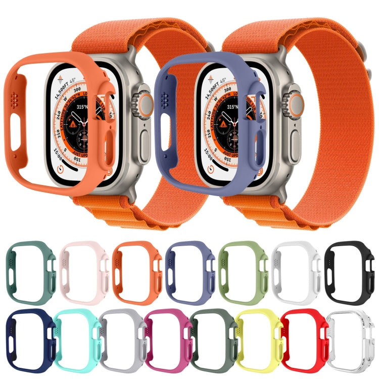 Half-inclusive PC Protective Case For Apple Watch Ultra 49mm(Transparent)