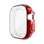 All-inclusive Plating TPU Protective Case For Apple Watch Ultra 49mm(Red)