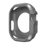 Three-proof TPU Carbon Fiber Protective Case For Apple Watch Ultra 49mm(Grey)