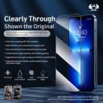 For iPhone 14 Pro Max WEKOME 9D Curved HD Tempered Glass Film