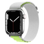 Nylon Watch Band for Apple Watch Series 8&7 41mm / SE 2&6&SE&5&4 40mm / 3&2&1 38mm (Grey Green)