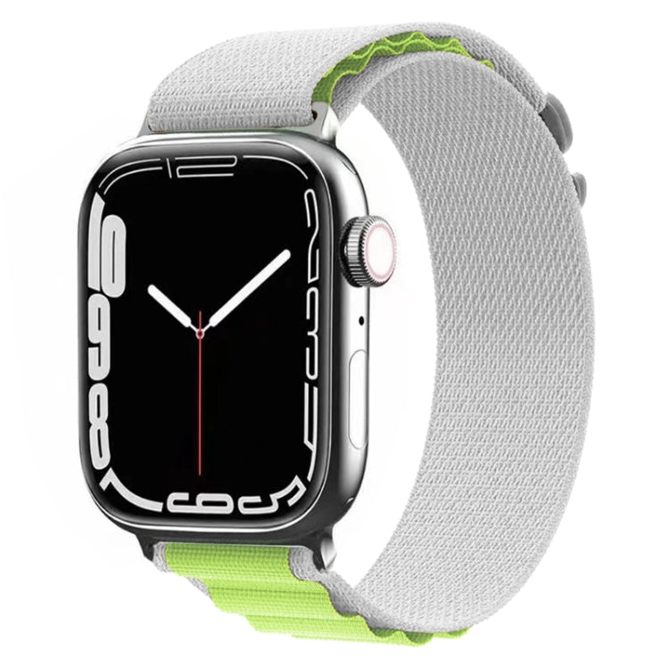 Nylon Watch Band for Apple Watch Series 8&7 41mm / SE 2&6&SE&5&4 40mm / 3&2&1 38mm (Grey Green)
