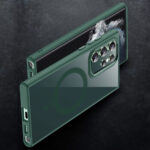 For Samsung Galaxy S22 Ultra Acrylic PC MagSafe Phone Case(Green)