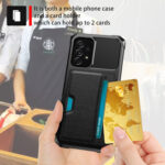 For Samsung Galaxy S20 ZM02 Card Slot Holder Phone Case(Black)