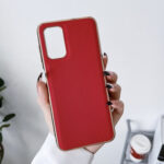 For Xiaomi Redmi Note 11 Global/Note 11S 4G Genuine Leather Luolai Series Electroplating Phone Case(Red)