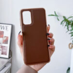 For Xiaomi Redmi Note 11 Global/Note 11S 4G Genuine Leather Xiaoya Series Nano Plating Phone Case(Coffee)