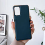 For Xiaomi Redmi Note 11 Global/Note 11S 4G Genuine Leather Xiaoya Series Nano Plating Phone Case(Dark Green)