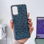 For Xiaomi Redmi Note 11 Global/Note 11S 4G Genuine Leather Ostrich Texture Nano Plating Phone Case(Blue)