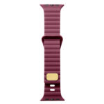 Breathable Skin-friendly Silicone Watch Band For Apple Watch Ultra 49mm / Series 8&7 45mm / SE   2&6&SE&5&4 44mm / 3&2&1 42mm(Deep Red)