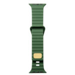 Breathable Skin-friendly Silicone Watch Band For Apple Watch Series 8&7 41mm / SE 2&6&SE&5&4 40mm /   3&2&1 38mm(Dark Green)