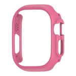 For Apple Watch Ultra 49mm PC Hollow Electroplating Protective Case(Pink)