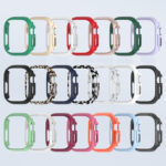 For Apple Watch Ultra 49mm PC Hollow Electroplating Protective Case(Transparent)