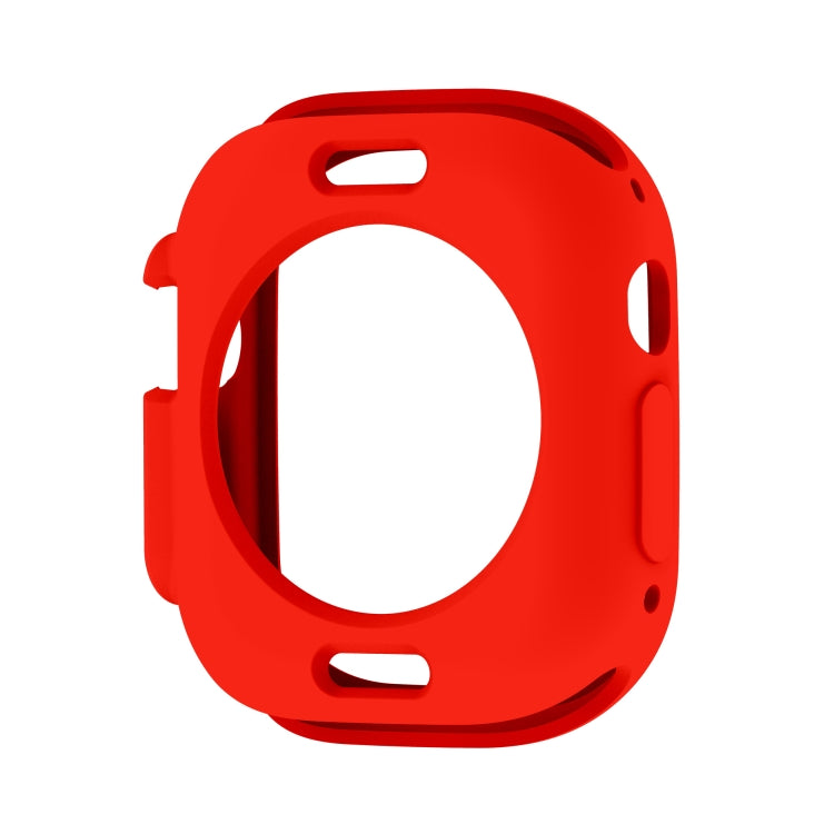 For Apple Watch Ultra 49mm Candy TPU Protective Case(Red)