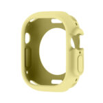 For Apple Watch Ultra 49mm Candy TPU Protective Case(Yellow)