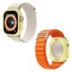 For Apple Watch Ultra 49mm Candy TPU Protective Case(Yellow)