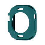 For Apple Watch Ultra 49mm Candy TPU Protective Case(Dark Green)