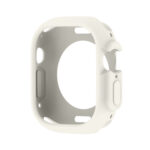 For Apple Watch Ultra 49mm Candy TPU Protective Case(Cream White)