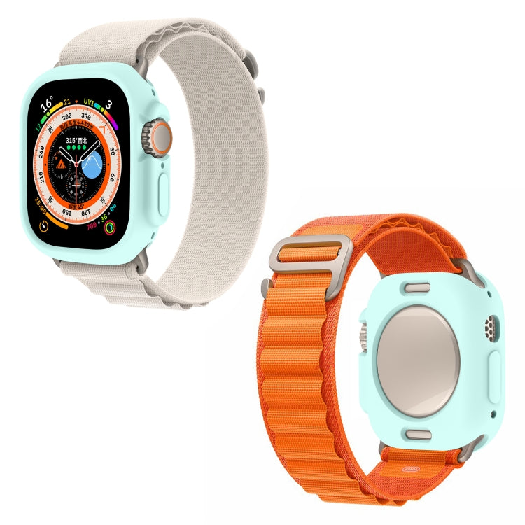 For Apple Watch Ultra 49mm Candy TPU Protective Case(Light Blue)