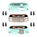 For Apple Watch Ultra 49mm Candy TPU Protective Case(Light Blue)