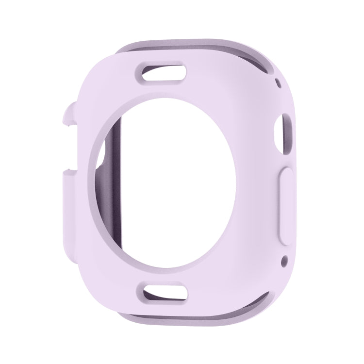 For Apple Watch Ultra 49mm Candy TPU Protective Case(Purple)