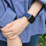 Buckle Nylon Braided Watch Band for Apple Watch Ultra 49mm / Series 8&7 45mm / SE 2&6&SE&5&4 44mm / 3&2&1 42mm(Starlight Colorful)