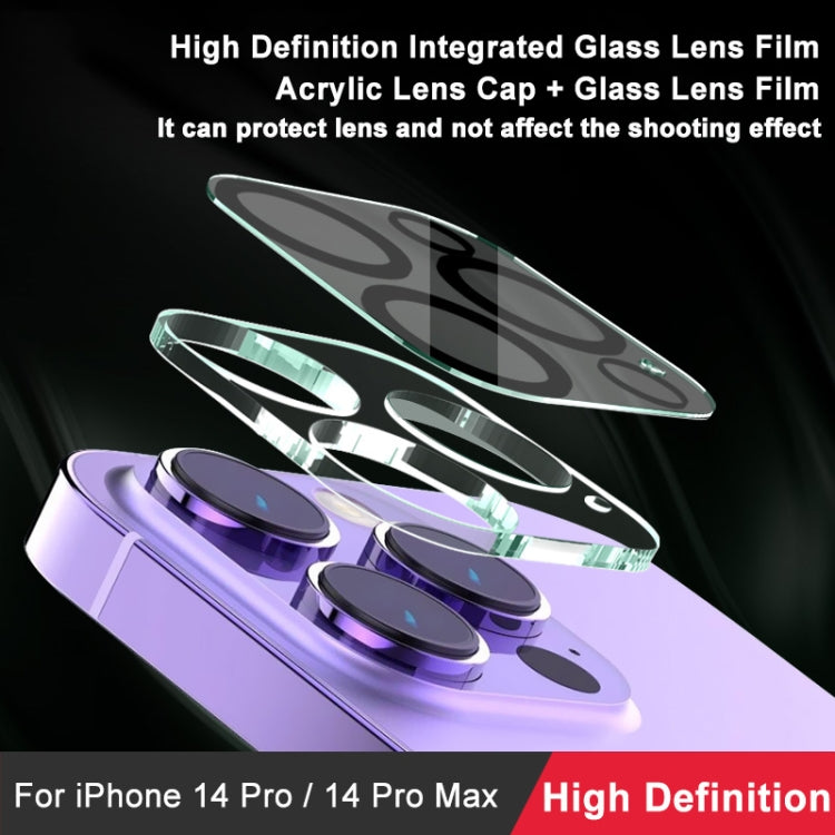 For iPhone 14 Pro / 14 Pro Max imak High Definition Integrated Glass Lens Film