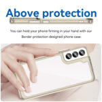 For Samsung Galaxy S23 5G Colorful Series Acrylic + TPU Phone Case(Transparent Grey)