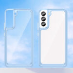 For Samsung Galaxy S23 5G Colorful Series Acrylic + TPU Phone Case(Blue)