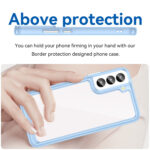 For Samsung Galaxy S23 5G Colorful Series Acrylic + TPU Phone Case(Blue)