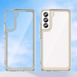 For Samsung Galaxy S23+ 5G Colorful Series Acrylic + TPU Phone Case(Transparent Grey)