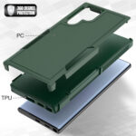 For Samsung Galaxy S22 Ultra 5G 2 in 1 PC + TPU Phone Case(Dark Green)