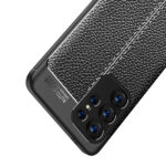 For Samsung Galaxy S23 Ultra 5G Litchi Texture Shockproof TPU Phone Case(Black)