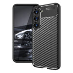 For Samsung Galaxy S23 5G Carbon Fiber Texture Shockproof TPU Phone Case(Black)