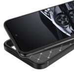 For Samsung Galaxy S23 5G Carbon Fiber Texture Shockproof TPU Phone Case(Black)