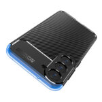 For Samsung Galaxy S23+ 5G Carbon Fiber Texture Shockproof TPU Phone Case(Black)