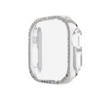 For Apple Watch Ultra 49mm Diamond Hollow PC Watch Case(Silver)