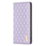 For Samsung Galaxy S20 Diamond Lattice Magnetic Leather Flip Phone Case(Purple)