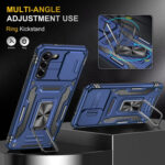 For Samsung Galaxy S23+ 5G Armor PC + TPU Camera Shield Phone Case(Navy Blue)