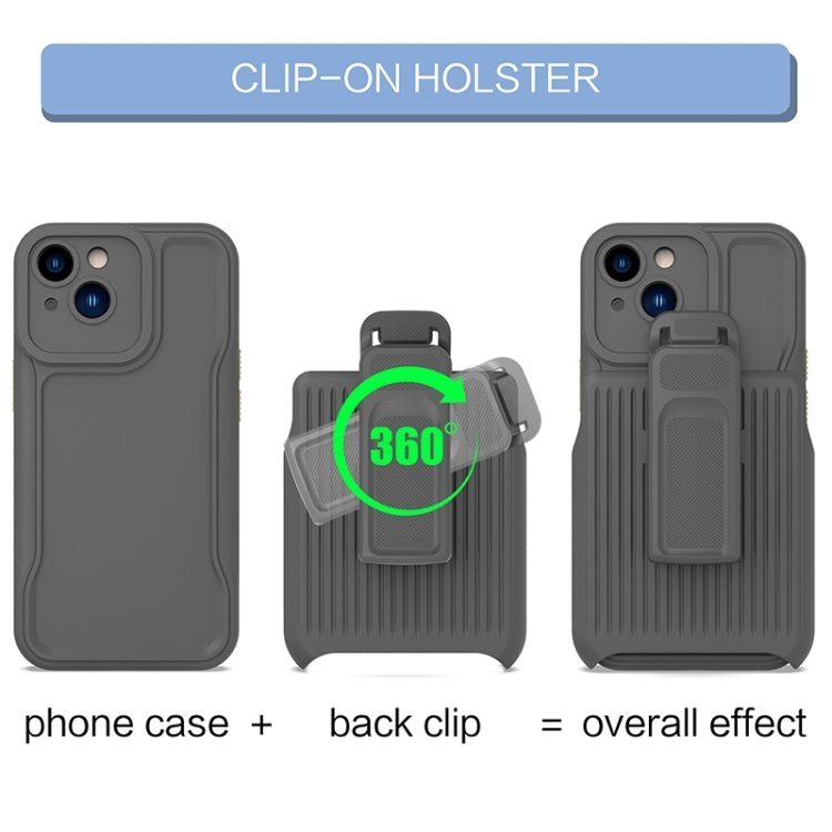 For Samsung Galaxy S23+ 5G Explorer Series Back Clip Holder PC Phone Case(Dark Green)