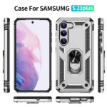 For Samsung Galaxy S23+ 5G Shockproof TPU + PC Phone Case(Silver)