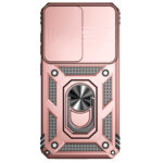 For Samsung Galaxy S23 5G Sliding Camshield Holder Phone Case(Rose Gold)