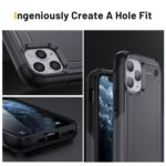 For iPhone 11 2 in 1 Soft TPU Hard PC Phone Case(Grey)