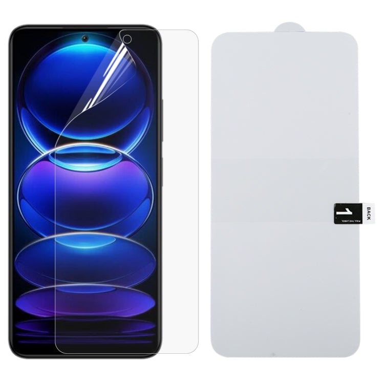 For Xiaomi Redmi Note 12 China / Note 12 Global Full Screen Protector Explosion-proof Hydrogel Film