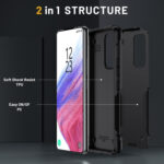 For Samsung Galaxy S20 / S20 FE 5G 2 in 1 Soft TPU Hard PC Phone Case(Black)