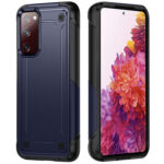 For Samsung Galaxy S20 / S20 FE 5G 2 in 1 Soft TPU Hard PC Phone Case(Blue)