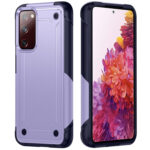 For Samsung Galaxy S20 / S20 FE 5G 2 in 1 Soft TPU Hard PC Phone Case(Purple Royal Blue)