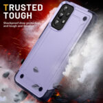 For Samsung Galaxy S20 / S20 FE 5G 2 in 1 Soft TPU Hard PC Phone Case(Purple Royal Blue)