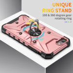 For iPhone SE 2022 / SE 2020 / 7 / 8 Ring Holder Phone Case(Black)