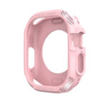 Carbon Fiber Shockproof Case For Apple Watch Ultra 49mm(Pink)